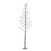 Melrose 42"" LED Lighted Frosted Christmas Twig Tree, black