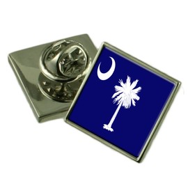 South Carolina Flag Lapel Pin Badge 18 mm Choose Gift Bag