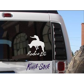 Rodeo Life Sticker Decal bullriding Cowboy Window Truck Boots Lasso Saddle *C334*