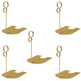 Chocople Pop Stand Ring Stand Price Card Set of 5 Gold (10cm)