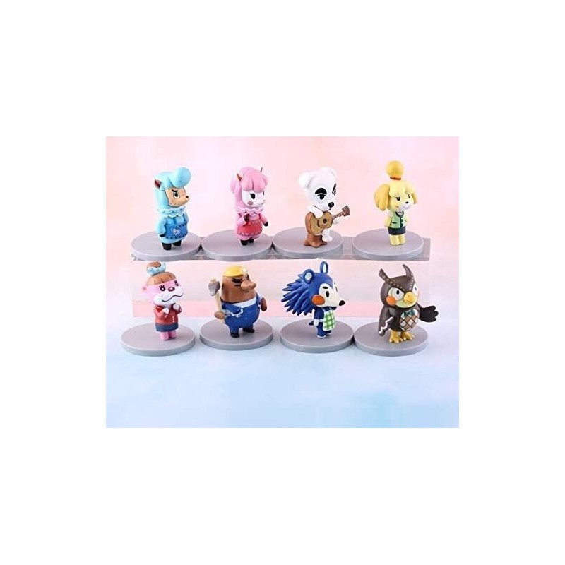 Furuta Animal Crossing 2 inch Mini Figure PVC Statue Set