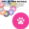 Piburth 4 Pack Car Cup Holder Coasters, Dog Paw Insert