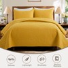 Safonory Quilt Set Twin Size(68"x88", Mustard Yellow) - Summer Thin