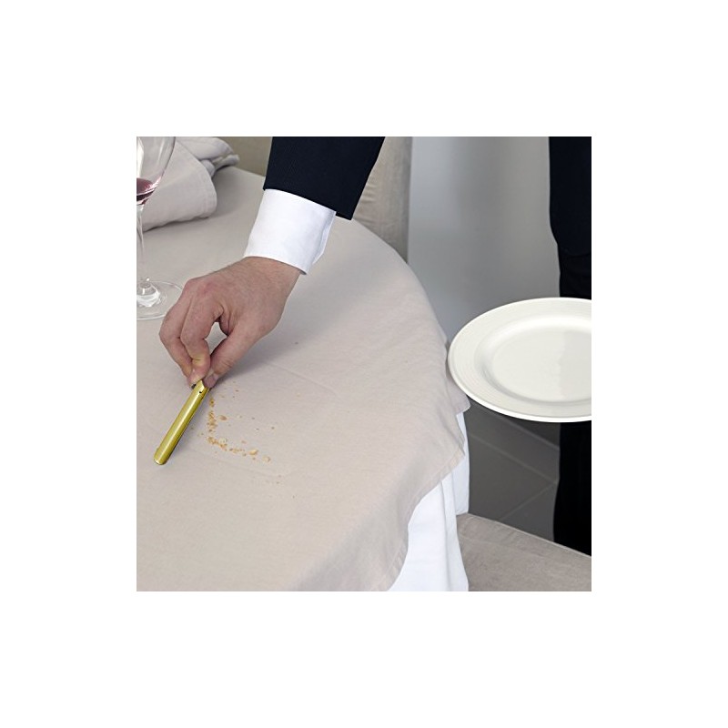 Franmara 1129-BU Anodized Waiter Crumb Scraper with Gold-Plated Pocket Clip