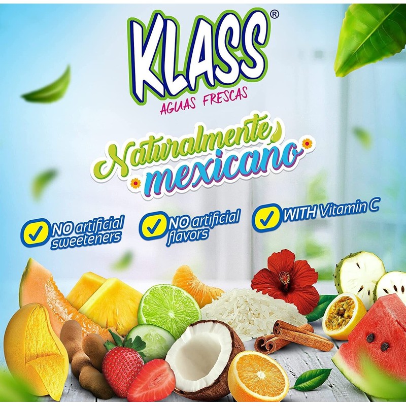 2 PACK KLASS SOURSOP (GUANABANA)0NO ARTIFICIAL FLAVORS DRINK MIX 14.1
