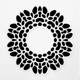 Decal Stickers of Patterns Frame Premium Indoor (No Waterproof) Vinyl Decal Stickers for Laptop Phone Accessory Helmet Car Window Mug Tuber Cup Door Wall Decoration - USCVER3c88812BL0124