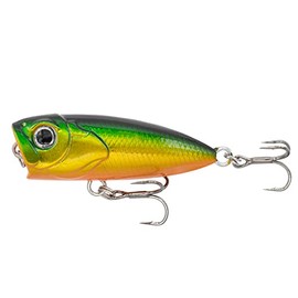 Eurotackle Z-Popper 1.75" Micro Top Water Lure (Fire Tiger)