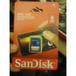SanDisk  SDHC 8GB Class 4 SDHC Card *BRAND NEW SEALED*