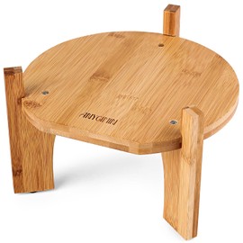 Drink Dispenser,Beverage Dispenser And Water Dispenser Stand. Fit Max 9.5 Inch Diameter - Natural Bamboo Wood