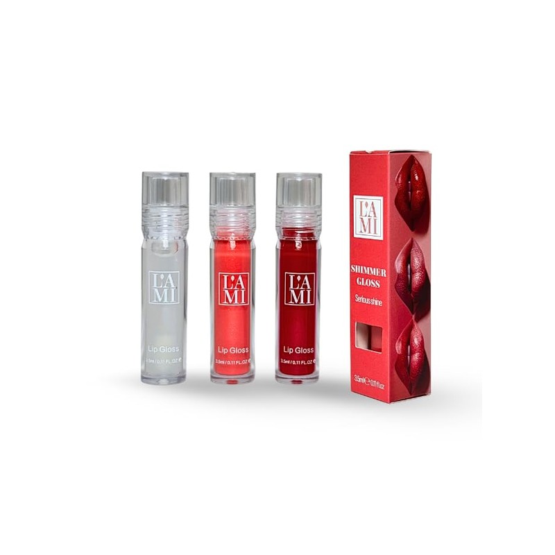 Lami Shimmer Gloss, High Gloss Lip Gloss, Moisturising Formula, Light