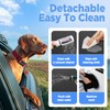 MYJAQI Back Seat Extender for Dogs, Hard Bottom Dog Car