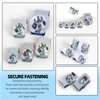 Glarks 50pcs M4 M5 M6 M8 M10 U-Style Clip-On Nuts
