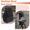 Exokugo 9-Inch Benchtop Bandsaw Cover, Heavy Duty Dustproof Metal Cutting