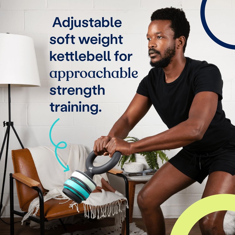 Cubii Build Adjustable Kettlebell Set - Includes Two Cubii SoftRings