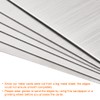 sourcing map Blank Metal Card 88x53x0.4mm Brushed 201 Stainless Steel