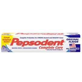 Pepsodent Complete Care Toothpaste Original Flavor 5.5 oz (Pack of 24)