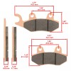 Caltric Front Sintered Brake Pads for Kawasaki Teryx 4 Teryx4