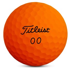 Titleist Velocity Golf Balls, Matte Orange, (One Dozen)