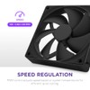 F140P - 140mm Static Pressure Fans - Single - Black