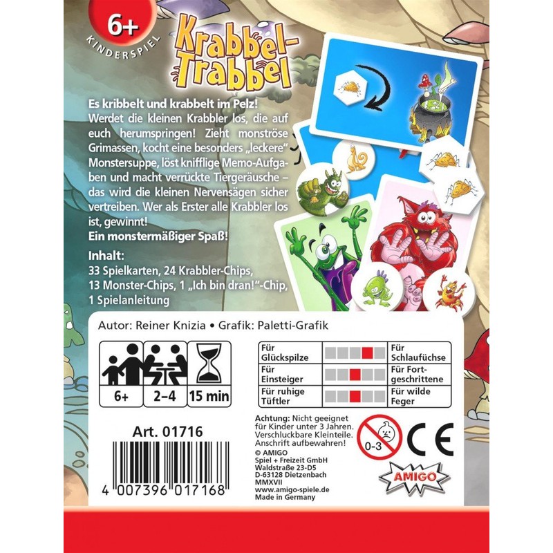 Krabbel – trabbel: Amigo – kinderspiel