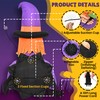 Solpex Halloween Inflatable Decoration, Inflatable Witch decoration with Pumpkin, 135cm/