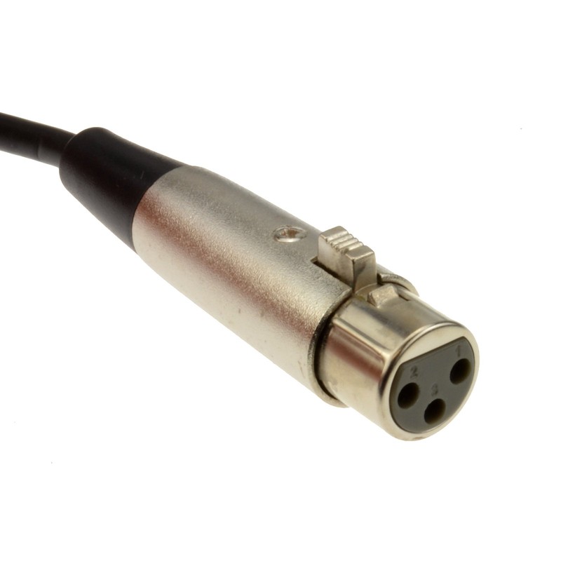 kenable 6.35mm Mono Jack Plug to XLR Socket Microphone Cable