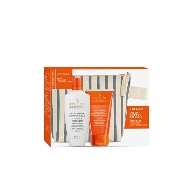 Moisturising After Sun Balm + Shower Shampoo + Clutch