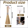 VEHYEGOI 2 Pcs Cleaning Brushes And 2 Pcs Clear Hooks,