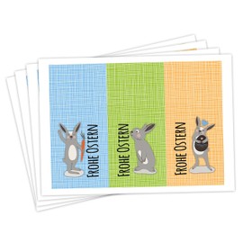 Paper Dragon Easter Stickers - Pack and Decorate Easter Gifts - Design 3