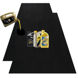 UXPEYIC 2 Pack Oil Spill Mat, 32" x 60" Premium Garage Floor Mat for Under Car, Waterproof Backing Absorbent Oil Pad Protects Floor Surface