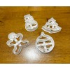 Cutters Christmas Bundle set of 4 Cookie Cutters/Stamps
