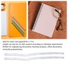 100Pcs Spiral Binding Coils Plastic Dia 9.5mm 3/8in 48 Teeth