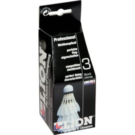 Sunflex Sport Real Feather Badminton Shuttlecocks, Pack of 3