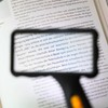 Handheld Magnifier: 2x Magnification - Reading Magnifier with Light for