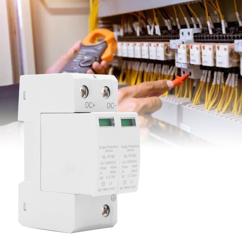 2P Surge Protective Device 20 To 40KA Flame Retardant 36mm