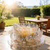 ZIOJOVK 12 PCS 1.7Inch Clear Plastic Punch Bowl Cup S