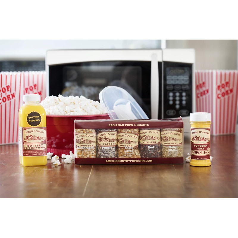Amish Country Popcorn | 4 Ounce Variety Kernel Gift Set