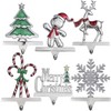 Kosmeey 6 Pack Christmas Stocking Holders for Mantle Fireplace Stand