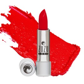 Zuzu Luxe Lip Color Lipstick (Starlet - Candy Apple Red/Cool Crème), 0.13 oz