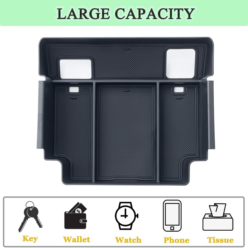 PIMCAR Full Center Console Organizer for 23-24 Chevy Silverado/GMC Sierra