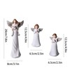 suruim Angel Statue Love Goddess Home Decor Model with Flower