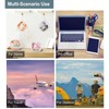 2pcs Hair Tie Organizer Box Multifunctional Transparent Top Hair Accessory