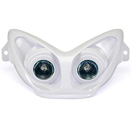 one By Camamoto 77201350 Halogen Headlight Mask Dichroic White Compatible with Yamaha Aerox/MBk Nitro 1997 to 2012 L