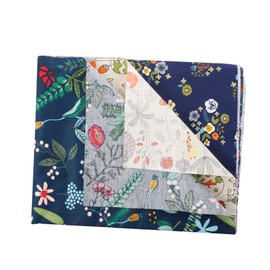 IWOWHERO 7pcs Pure Cotton Fabric Quilting Kit DIY Patchwork Forest Series Craft Material for Home Decorations Costumes and Sewing Projects