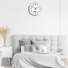 Foxtop Wireless Digital Wall Clock 30 cm Kitchen Clock Radio
