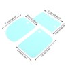 Bench Scraper Plastic, 3Pcs Bench Scraper and Chopper Dough Scraper