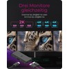 ICY Box USB-C Docking Station (9-in-1) for 3 Monitors (2x