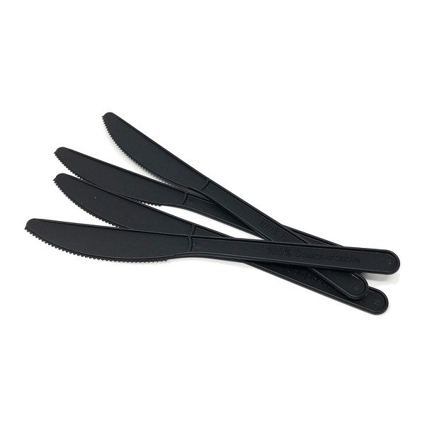 Compostable Heavyweight Disposable Knives - (10 / 100ct Box) Value