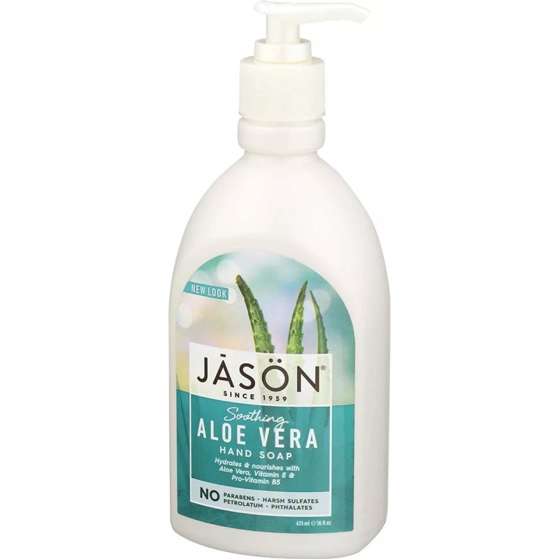 JSÖN Jason Jabón De Manos, Aloe Vera, Calmante, 16 Oz