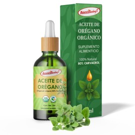 Natures Blessings  Aceite de Orégano  100 Orgánico, 80 Carvacrol, Grado Alimenticio, 30ml                                                             